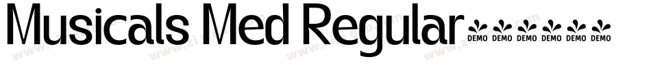Musicals Med Regular字体转换